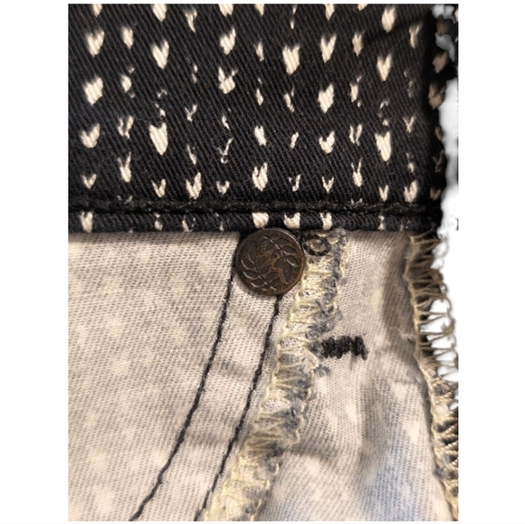 Rag & Bone Beachwood Legging Jeans Speckled Navy White Sz 24 - Picture 5 of 11